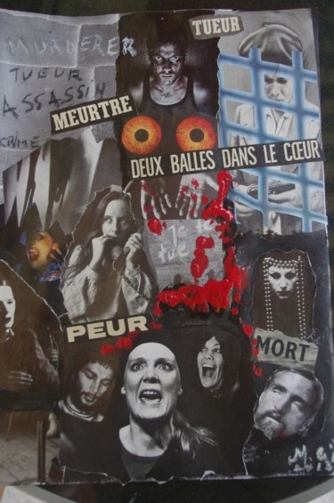 Collages titled "Verdict : Murder!" by Monica Ciobanu, Original Artwork, Other