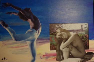 Collages titled "Thinking about you.…" by Monica Ciobanu, Original Artwork, Other