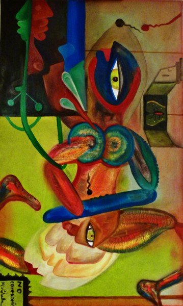 Malarstwo zatytułowany „5-ostry-stosunek-we…” autorstwa Karmica, Oryginalna praca