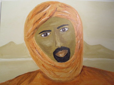 Painting titled "tuareg-004.jpg" by Monika Brasi, Original Artwork, Oil