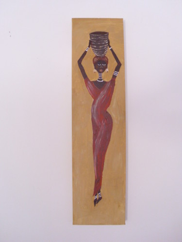 Malerei mit dem Titel "afrika3-004.jpg" von Monika Brasi, Original-Kunstwerk, Acryl