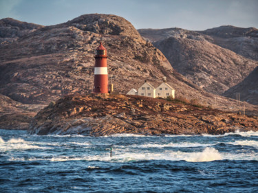 Fotografie mit dem Titel "Lighthouse Tranoy" von Monika Cherkaoui, Original-Kunstwerk, Digitale Fotografie