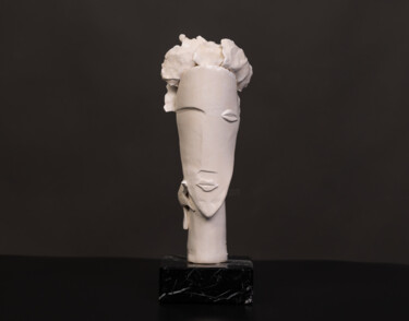 Sculpture intitulée "AURA" par Monika Hartl, Œuvre d'art originale, Céramique