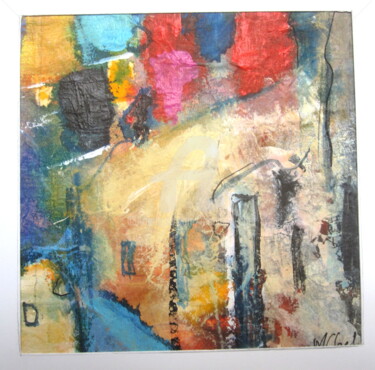 Painting titled "Ruelle" by Monique Chef, Original Artwork