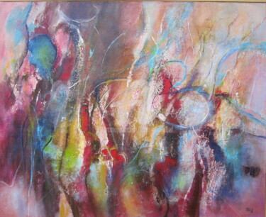 Painting titled "nature-sauvage-2010…" by Monique Chef, Original Artwork, Acrylic