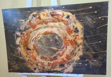 Pittura intitolato "Magical" da Monique Guay, Opera d'arte originale, Acrilico Montato su Telaio per barella in legno