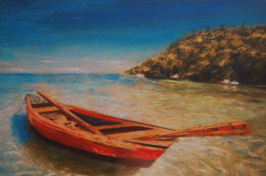 Peinture intitulée "pastel-paysage-24.j…" par Monique Hirel, Œuvre d'art originale