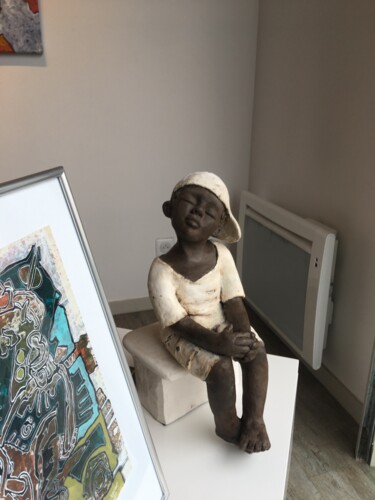 Sculpture titled "IBAN" by Monique Josié, Original Artwork