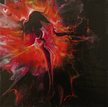 Painting titled "Danseuse" by Monique Kawka, Original Artwork, Acrylic Mounted on Wood Stretcher frame