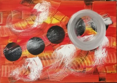 Pintura titulada "Boules madras" por Monique Mert, Obra de arte original, Oleo