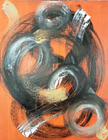 Pintura intitulada "Agrume" por Monique Mert, Obras de arte originais, Óleo