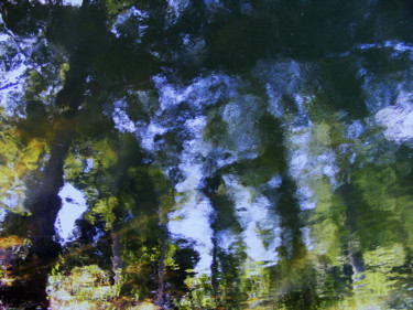 Photography titled "Bleu Outremer" by Monique Anna Michel, Original Artwork, Light Painting