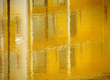 Fotografie mit dem Titel "Reflet sur le Canal…" von Monique Anna Michel, Original-Kunstwerk, Light Painting