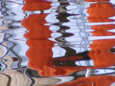 Photographie intitulée "Reflets sur le lac…" par Monique Anna Michel, Œuvre d'art originale