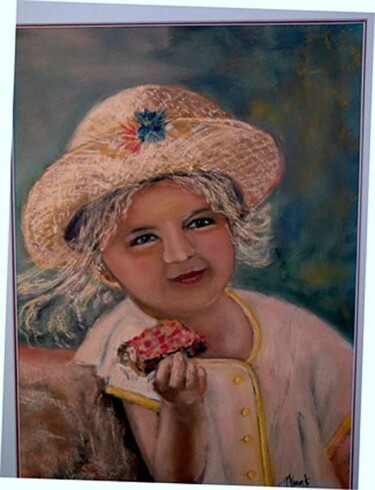 Pintura titulada "tartine de confitur…" por Monique Navet, Obra de arte original