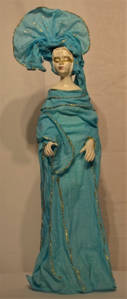 Sculptuur getiteld "Bella" door Monique Schoonenburg (MSC), Origineel Kunstwerk, Gips