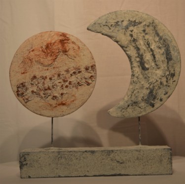 Sculpture intitulée "Le soleil à rdv ave…" par Monique Schoonenburg (MSC), Œuvre d'art originale