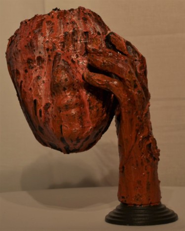 Sculpture intitulée "La main" par Monique Schoonenburg (MSC), Œuvre d'art originale