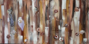 Malerei mit dem Titel "brown" von Monique Schoonenburg (MSC), Original-Kunstwerk, Acryl