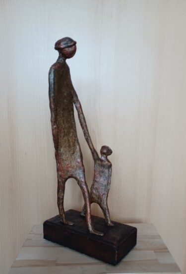 Скульптура под названием "Le petit Prince" - Monique Schoonenburg (MSC), Подлинное произведение искусства, бетон