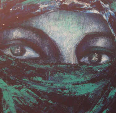 Картина под названием "Médée Maria Callas…" - Monique Vivian, Подлинное произведение искусства, Акрил