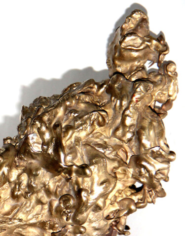 Sculpture titled "Le Roi Soleil" by Monique Vivian, Original Artwork, Metals