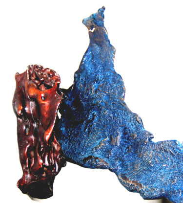 Sculpture titled "Sculpture dans l'Es…" by Monique Vivian, Original Artwork, Metals