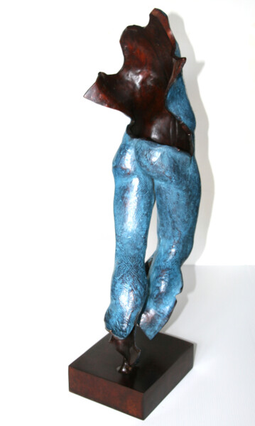 Sculpture intitulée "La Marche du Siècle" par Monique Vivian, Œuvre d'art originale, Métaux