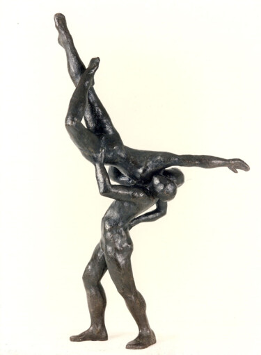 Sculpture intitulée "La Danse" par Monique Vivian, Œuvre d'art originale, Métaux