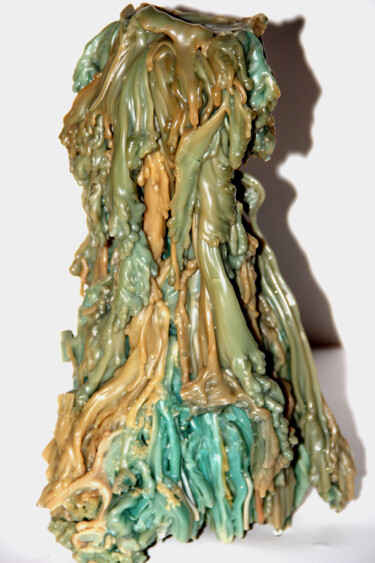 「Sculpture - La Divi…」というタイトルの彫刻 Monique Vivianによって, オリジナルのアートワーク, 樹脂