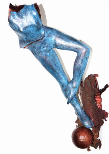 Sculpture intitulée "Danse Contemporaine…" par Monique Vivian, Œuvre d'art originale, Métaux