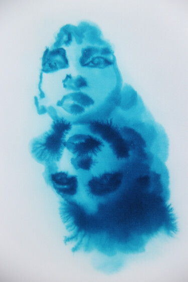 Malerei mit dem Titel "Maria Callas - Refl…" von Monique Vivian, Original-Kunstwerk, Aquarell
