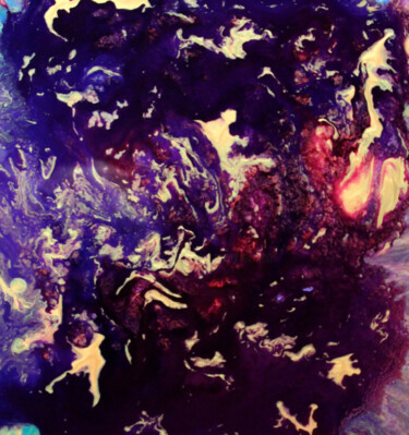 Peinture intitulée "L'Univers Fascinant…" par Monique Vivian, Œuvre d'art originale, Acrylique