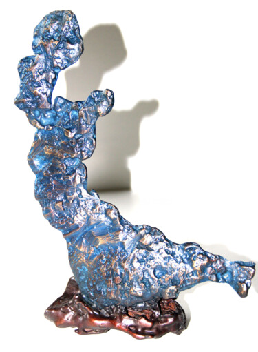 Sculpture titled "Euterpe - Muse de l…" by Monique Vivian, Original Artwork, Metals