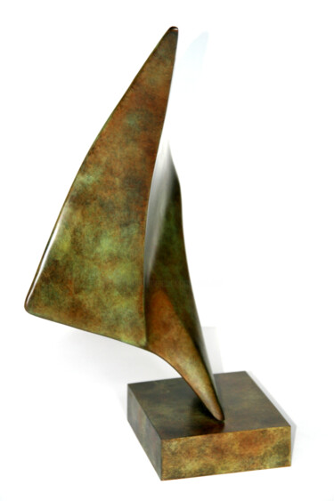 Sculpture titled "L'Elégante" by Monique Vivian, Original Artwork, Metals