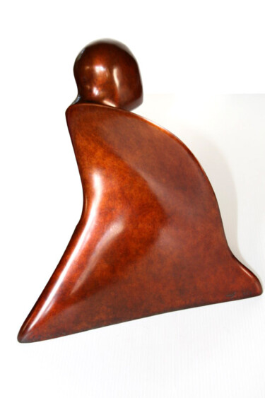 Sculpture intitulée "Le Bossu - Jean Mar…" par Monique Vivian, Œuvre d'art originale, Métaux
