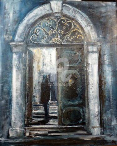 Painting titled "le passage" by Monique Yenco Fusella, Original Artwork