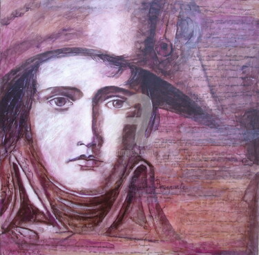 Painting titled "BONAPARTE" by Monique Yenco Fusella, Original Artwork, Oil