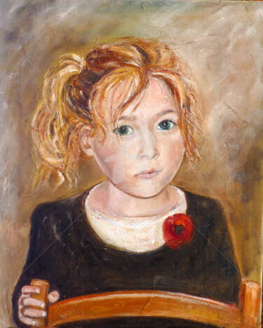 Painting titled "ELENA" by Monique Yenco Fusella, Original Artwork
