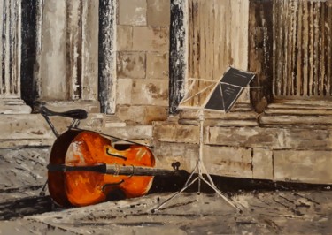 Painting titled "Concert" by Monique Burette, Original Artwork, Acrylic