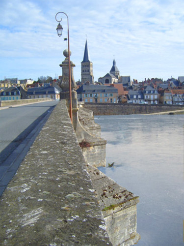 Photography titled "LE PONT DE LA CHARI…" by Arts Monyk, Original Artwork