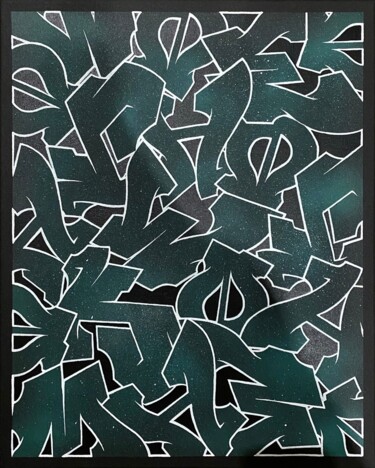 Malerei mit dem Titel ""Monker Space"" von Monker, Original-Kunstwerk, Acryl