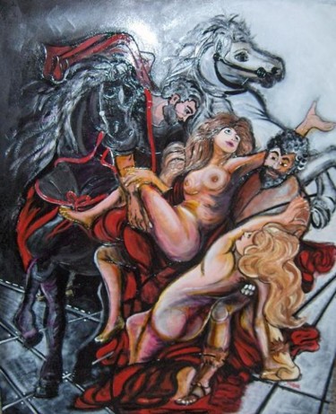 Pittura intitolato "RUBENS....A MODO MIO" da Morena Di Pressa Rizzuto, Opera d'arte originale, Olio