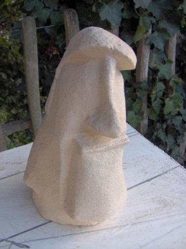 Sculpture titled "Orongo rongo" by Pascal Jean Léon Cozler, Original Artwork