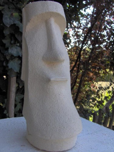 Escultura intitulada "Ahu te peu" por Pascal Jean Léon Cozler, Obras de arte originais