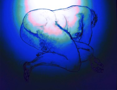 Grafika cyfrowa / sztuka generowana cyfrowo zatytułowany „Sleeping I” autorstwa Monor, Oryginalna praca, Malarstwo cyfrowe