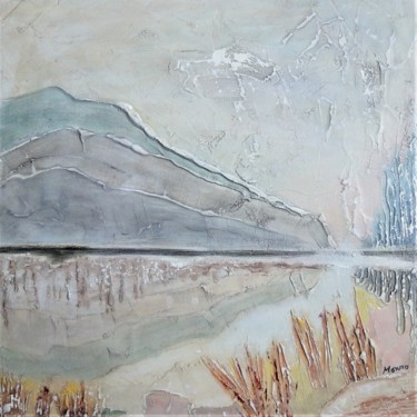 Painting titled "terres incertaines…" by Monro, Original Artwork, Oil