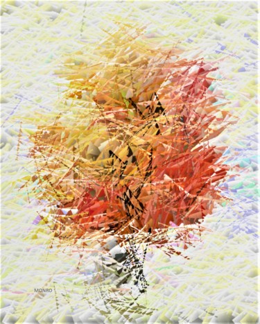 Digitale Kunst mit dem Titel "L'été 1" von Monro, Original-Kunstwerk, 2D digitale Arbeit