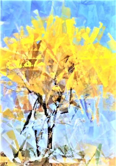 Digitale Kunst mit dem Titel "L'automne 1" von Monro, Original-Kunstwerk, 2D digitale Arbeit