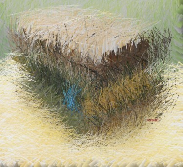 Arts numériques intitulée "La fenaison" par Monro, Œuvre d'art originale, Travail numérique 2D